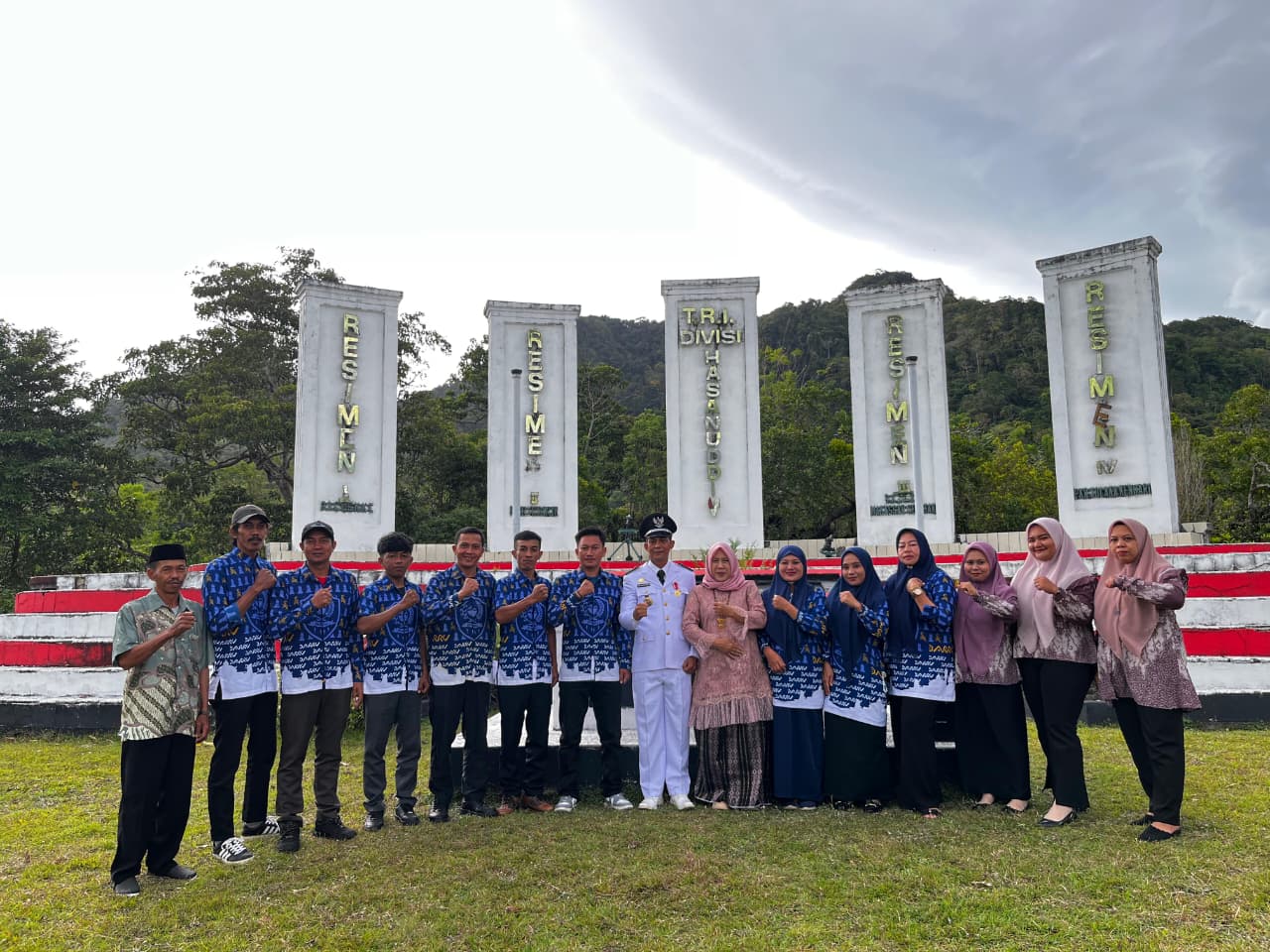 HUT ke-80 RI di Paccekke: Upacara Sakral di Monumen Titik Lahirnya TRI Divisi Hasanuddin